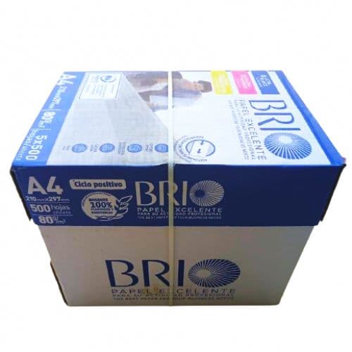 Bri ورق تصوير وطباعة A4 من بري - 80 جرام - 5 عبوات
