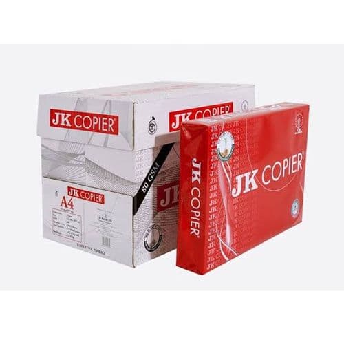 Jk Copier ورق تصوير وطباعه A4 من جي كي - 80 جرام - 5 عبوات