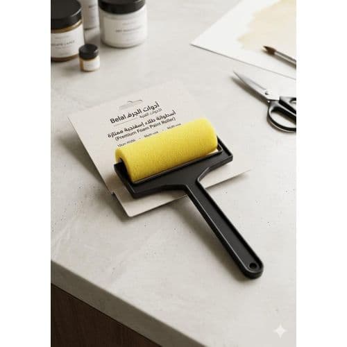   فرشاة طلاء رولر إسفنجي